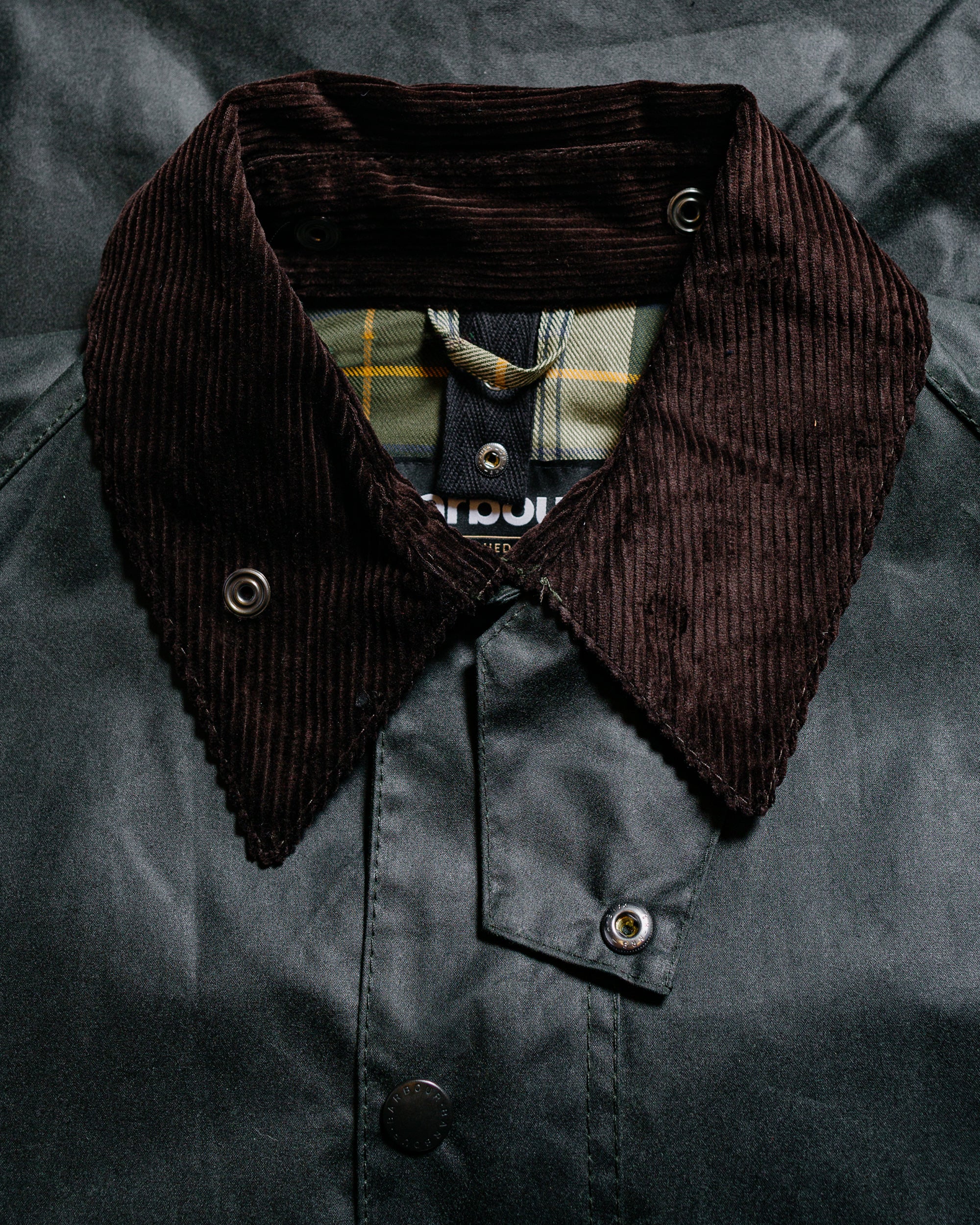 バブアー ベデール ワックス ジャケット セージ