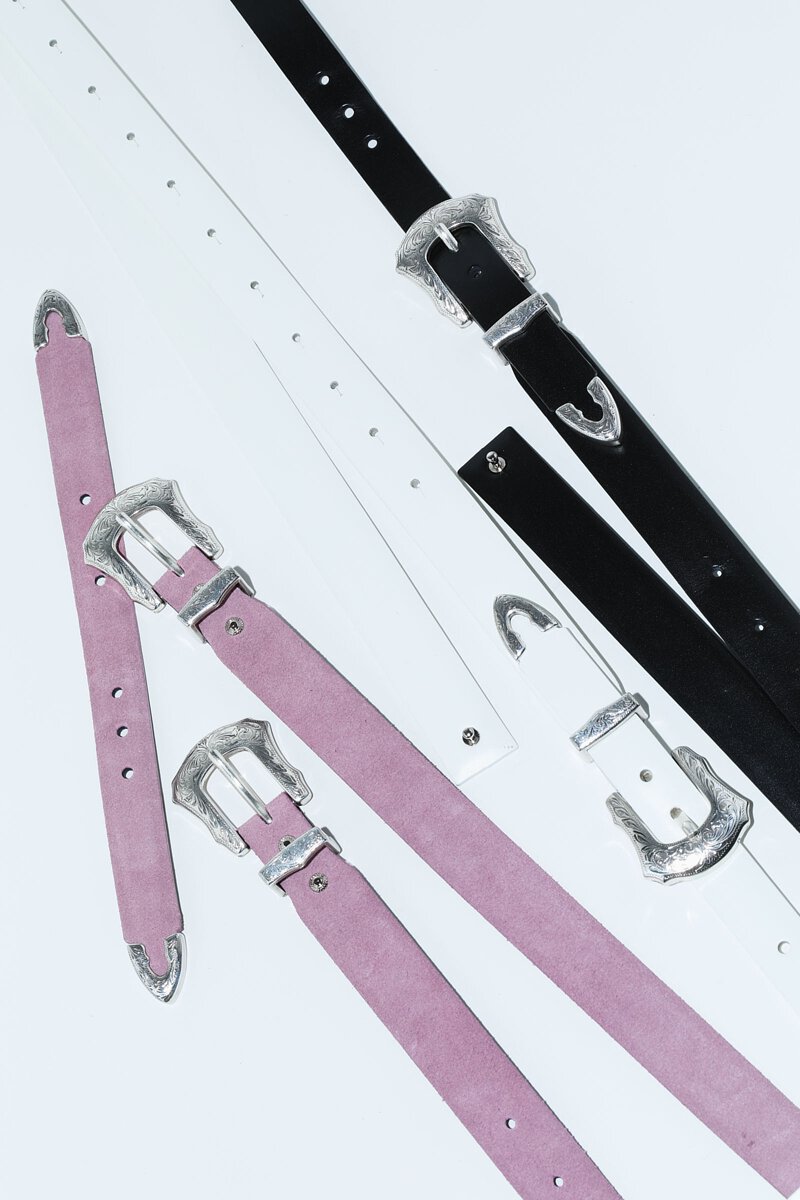 TOGA - Double Buckle Belt (黑)