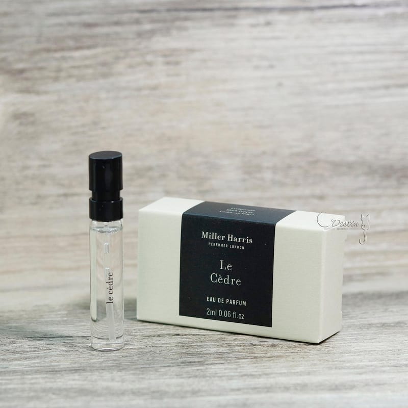 Miller Harris 雪松Le Cèdre 中性淡香精2mL 可噴式全新試管香水附盒裝