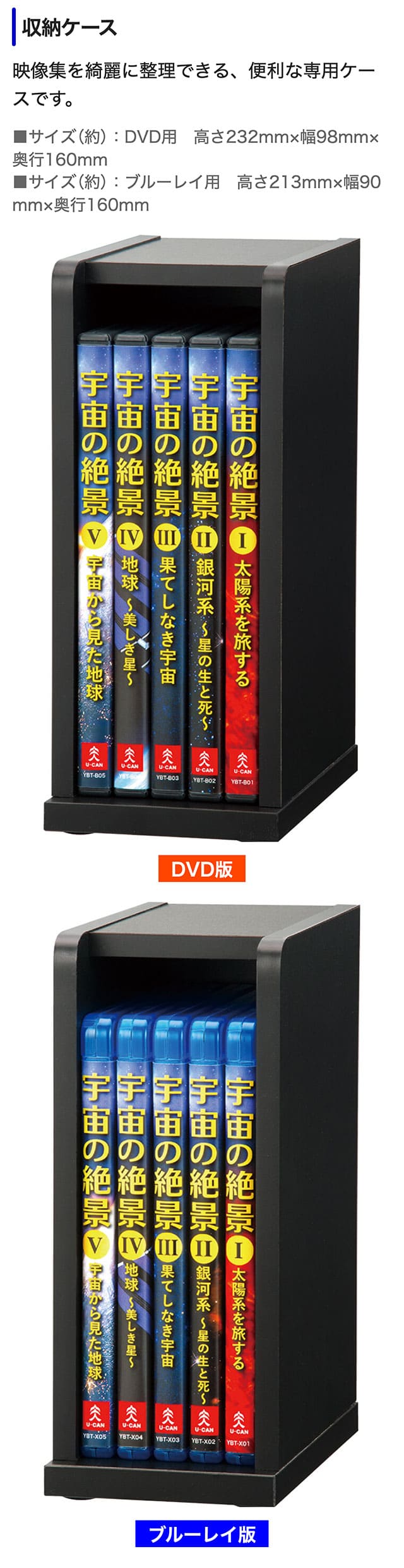 宇宙の絶景 DVD全5巻 : ユーキャン通販公式 Yahoo!ショッピング店
