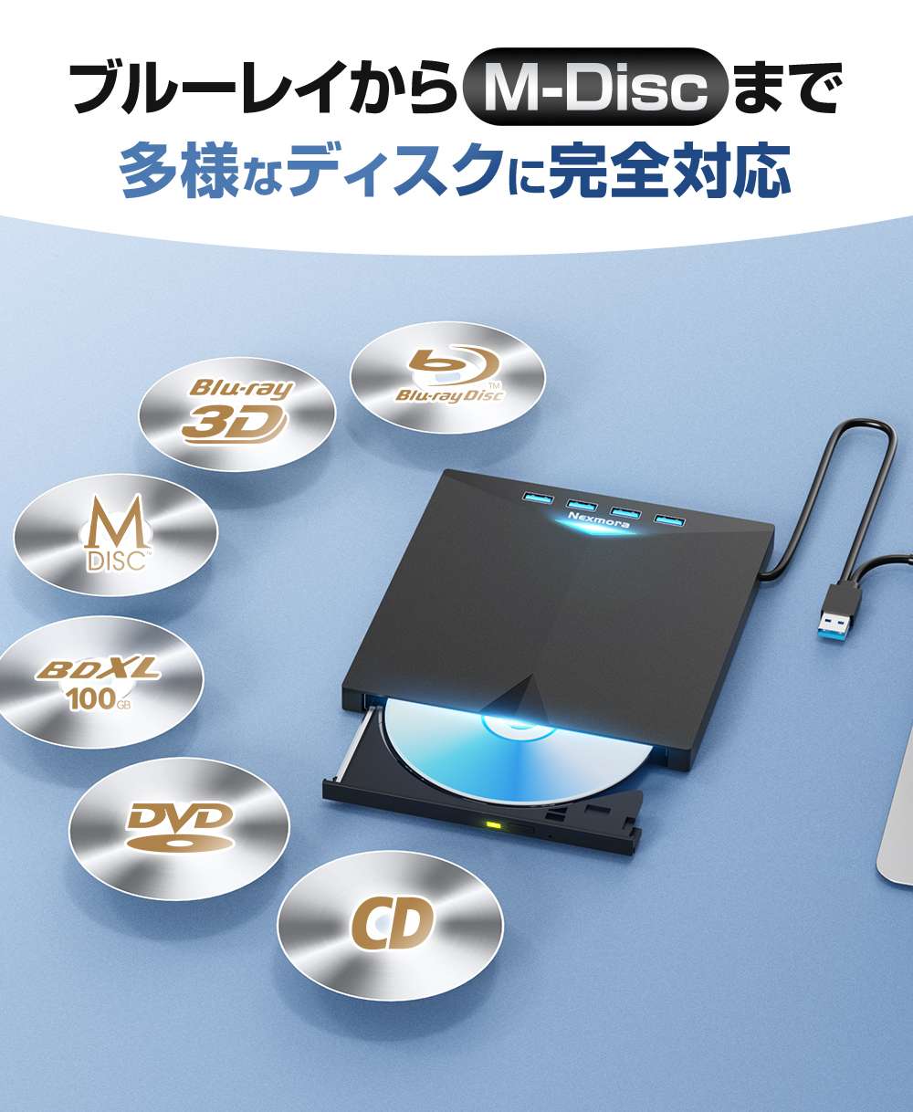 ブルーレイドライブ DVDドライブ CD/DVDプレイヤー CD/DVD読取/書込