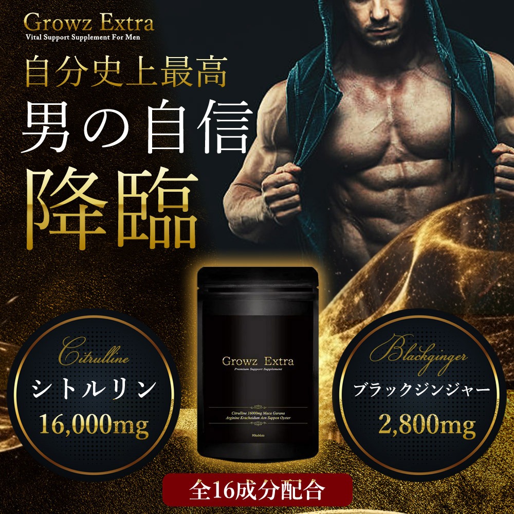 マカ サプリ 亜鉛 シトルリン 16000mg クラチャイダム にんにく 牡蠣