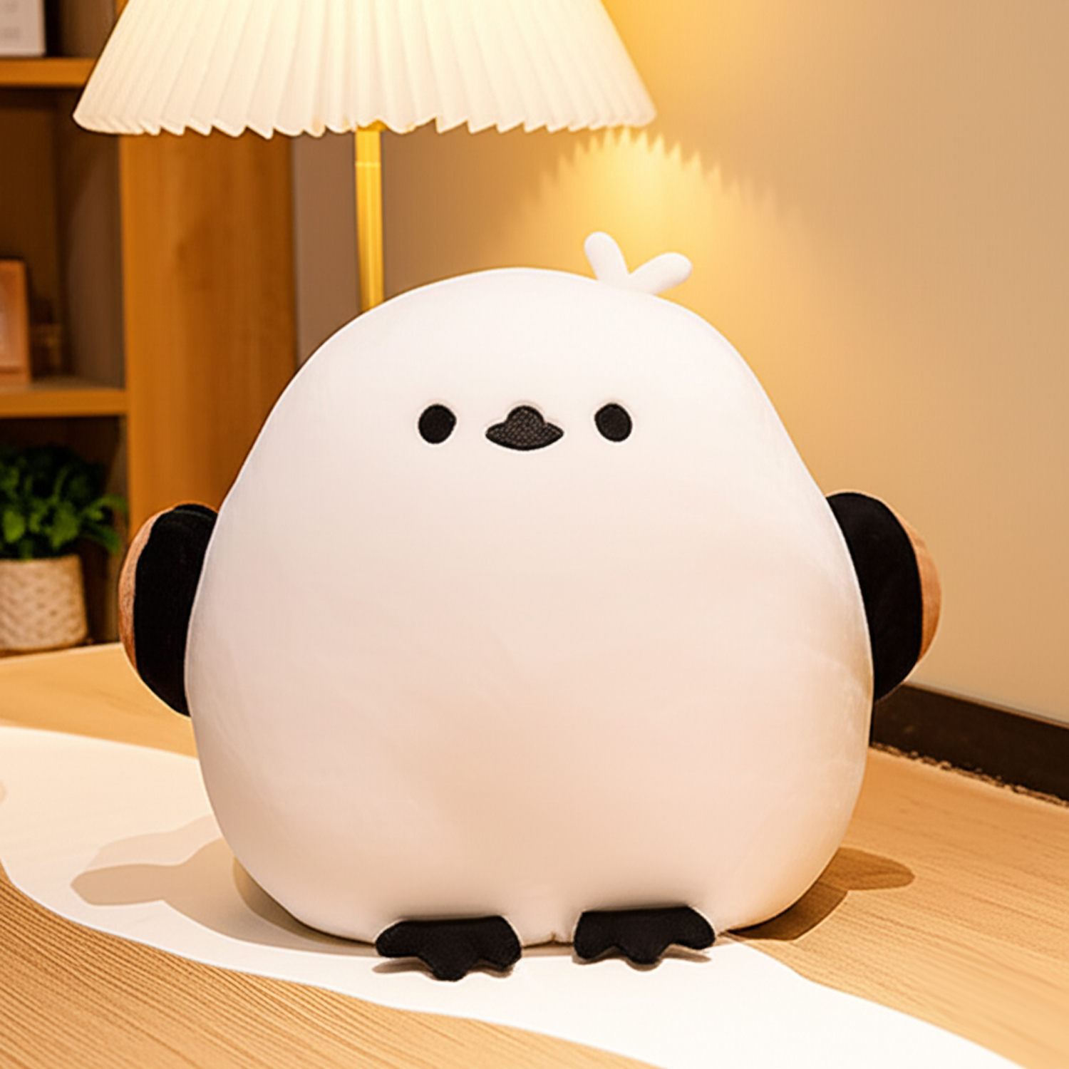 もちふわクッション Lサイズ フレンズヒル しまださん シマエナガ