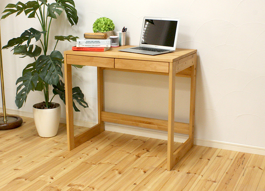 幅80cm 奥行50cm デスク 木製 テーブル desk 机 学習デスク 勉強机
