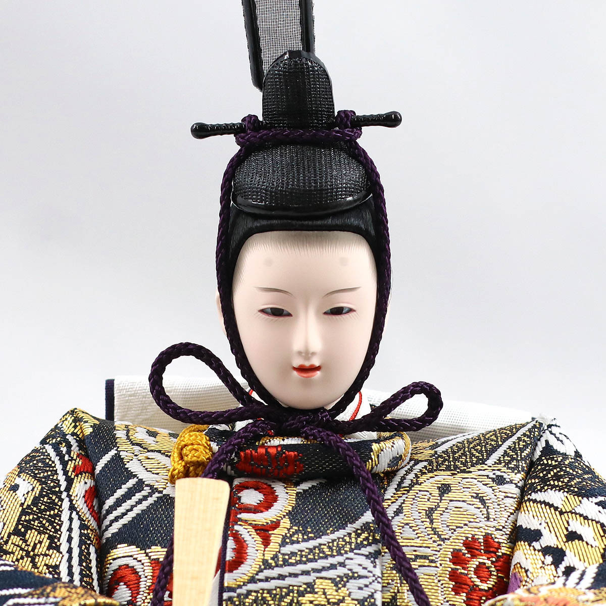 雛人形 三段収納飾り 芥子親王 柳官女 五人揃い 優美桜 （引き出し式