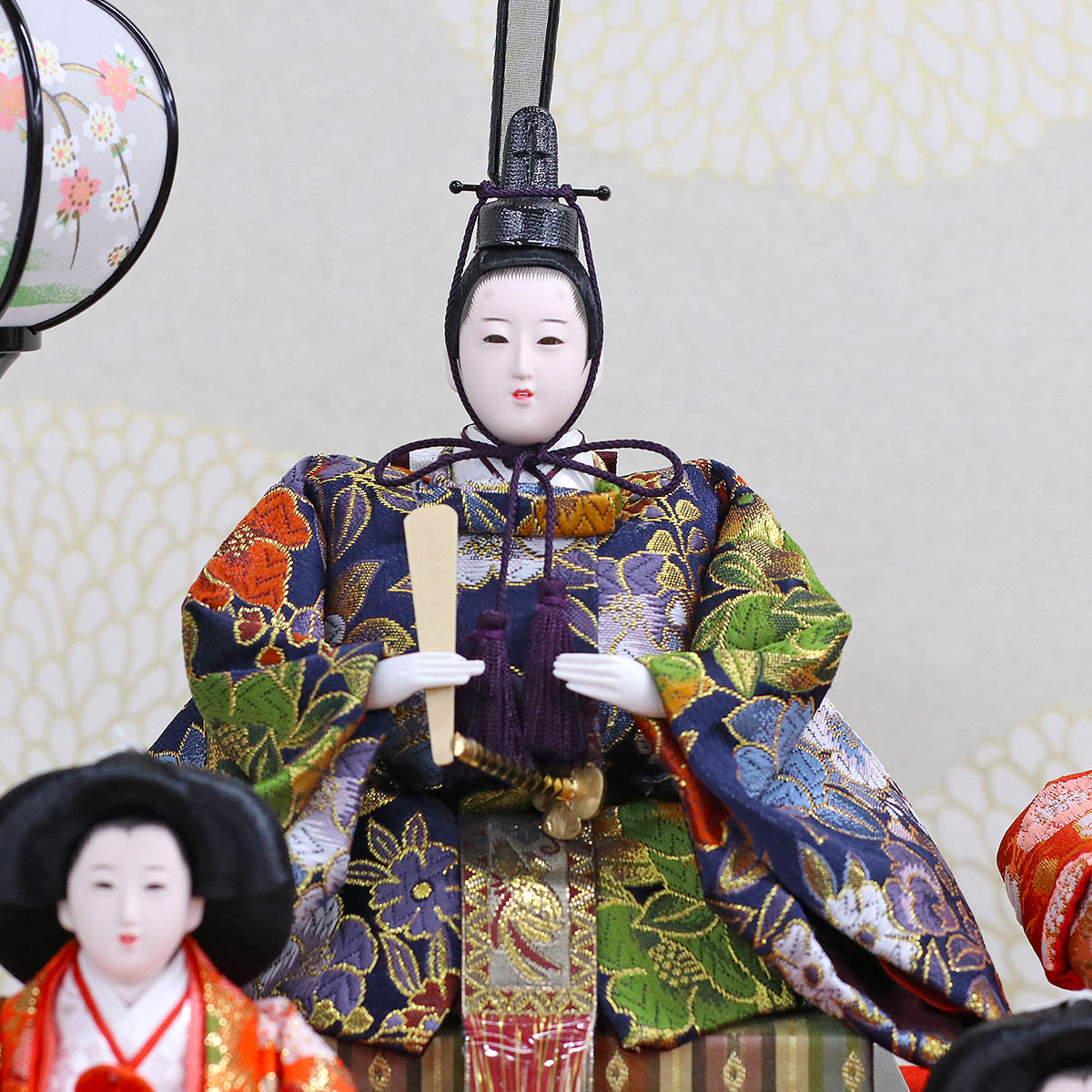 雛人形 ケース飾り 久月 衣裳着 ケース入り 五人揃 芥子親王 柳官女