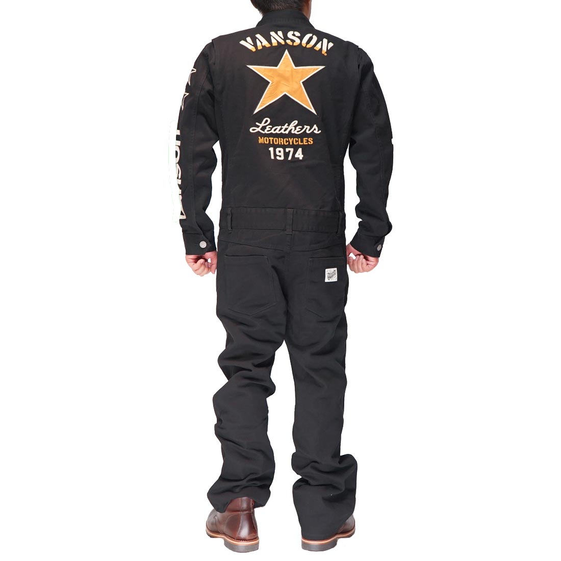 VANSON バンソン ツナギ オールインワン 上下セットアップ NVAO-2401