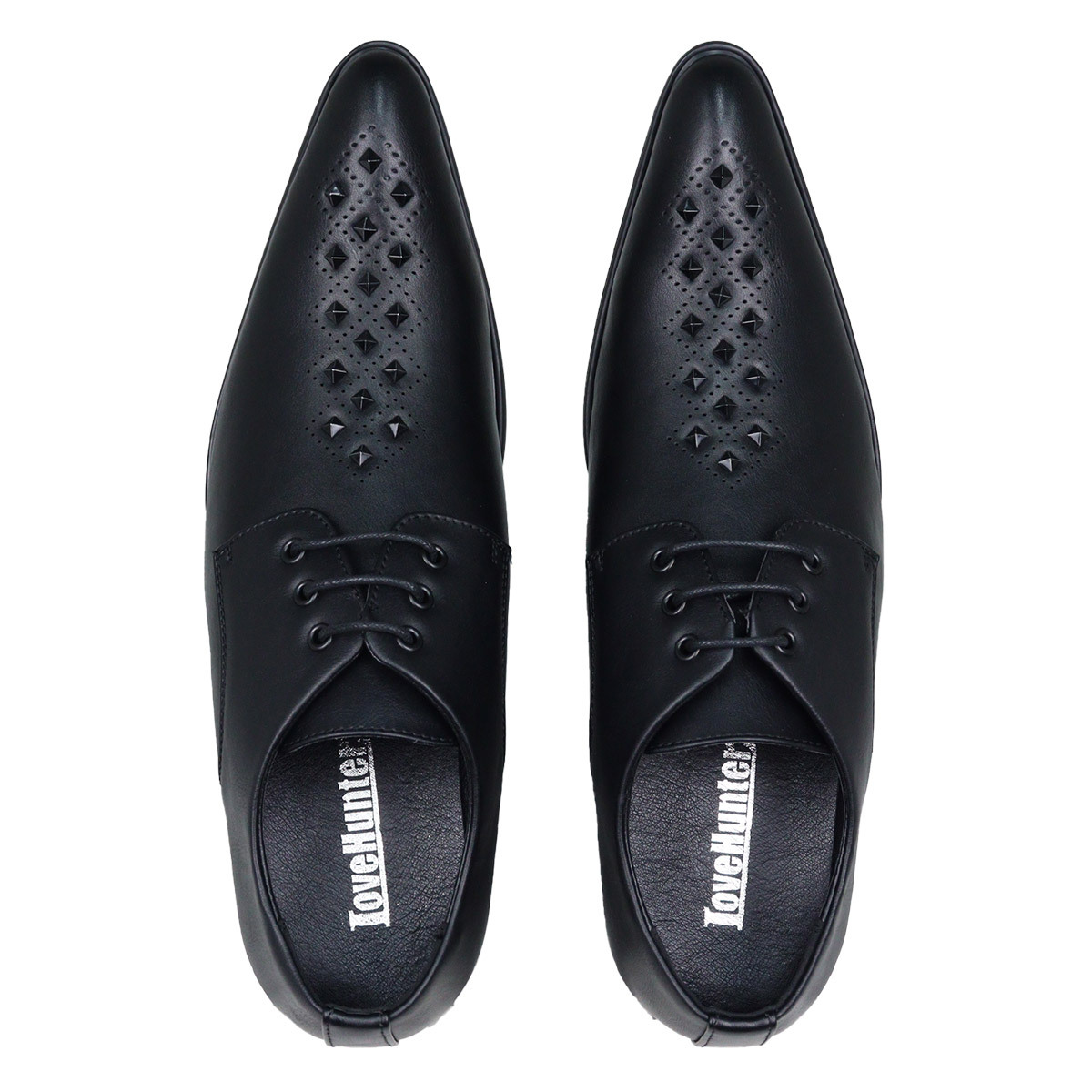 LOVEHUNTER（ラブハンター） ドレスシューズ メンズ 黒 スタッズ V系
