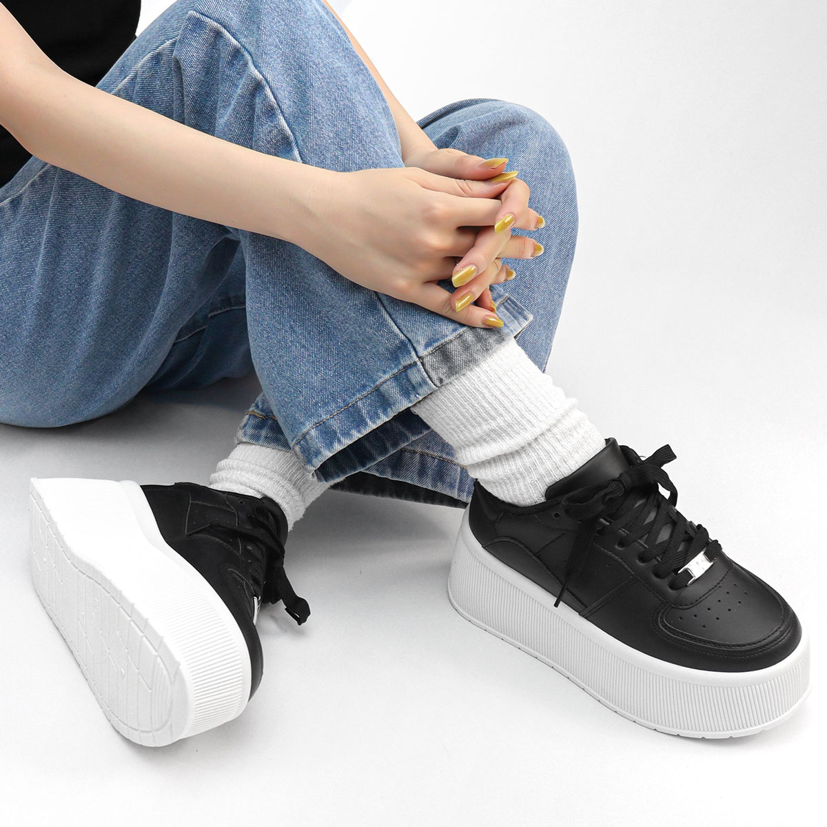 LOVEHUNTER（ラブハンター） スニーカー レディース 厚底 7cmヒール