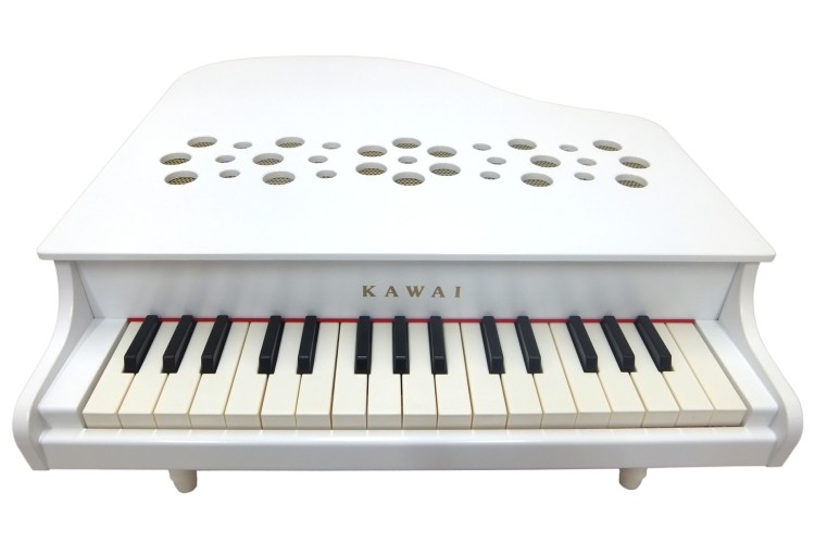 KAWAI カワイ ミニピアノ P-32 ホワイト 1162 木製ミニピアノ : 楽器の