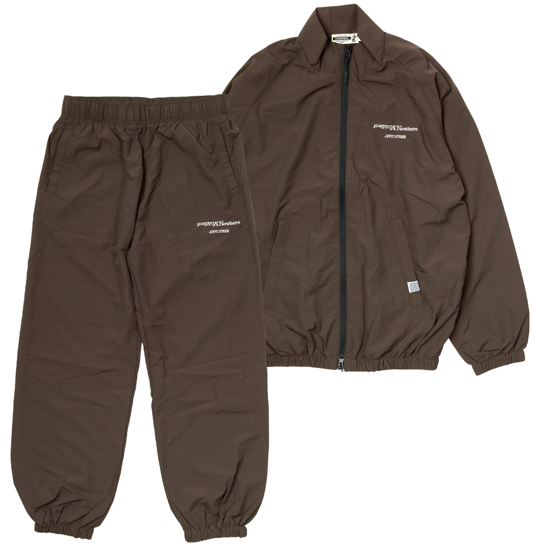 CAMPFREE ナイロンジャケット トラックスーツ 上下 メンズ レディース