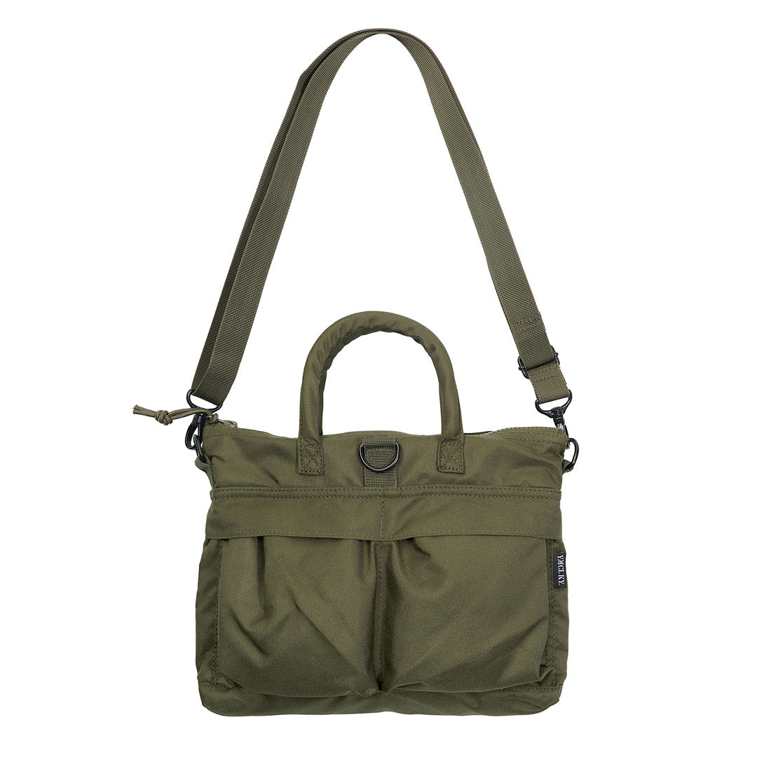 ヘルメットバッグ 小さい ショルダーストラップ付き 米軍レプリカ