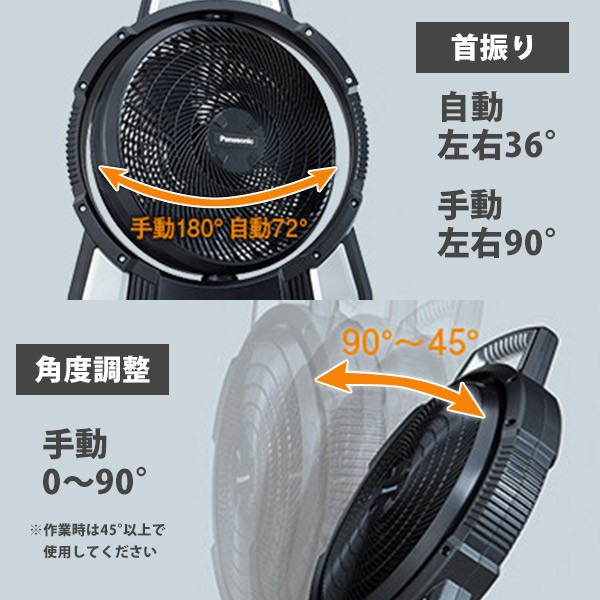 Panasonic（パナソニック） 充電式扇風機 EZ37A4-B 本体のみ