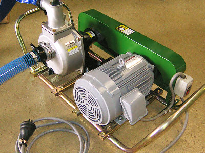 工進（KOSHIN） ベルト掛け自吸式ポンプ SU-50V (2インチ)本体