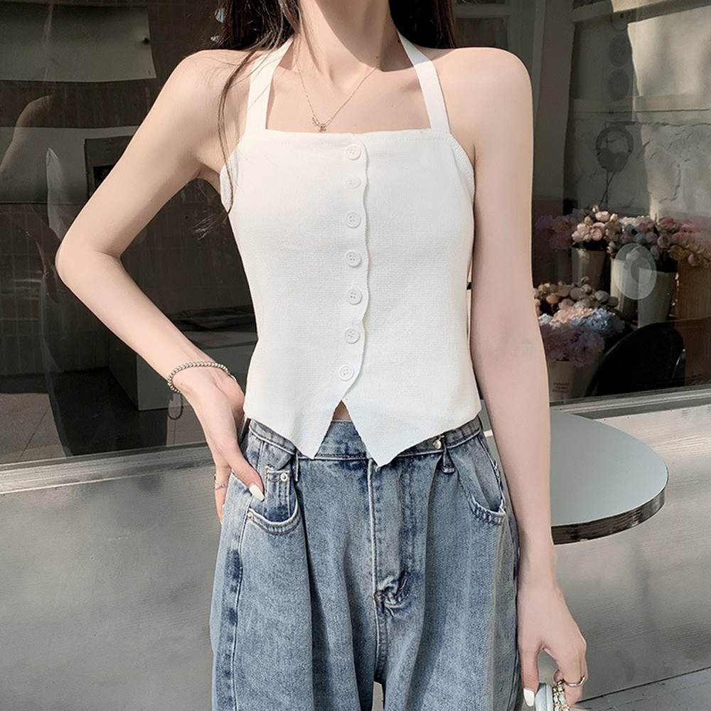 miniministore（ミニミニストア） ホルターネック キャミソール ニット