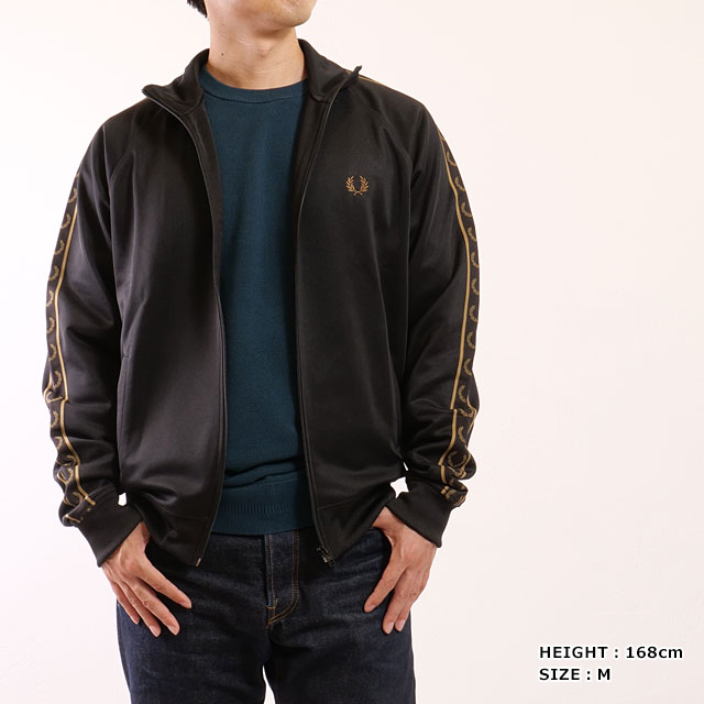 FRED PERRY（フレッドペリー） コントラストテープ トラックジャケット