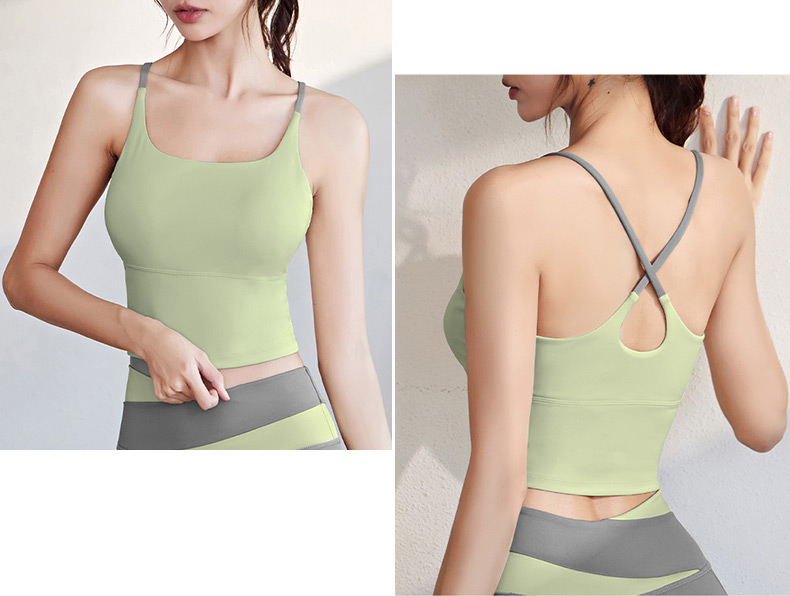 HYS SHOP ヨガウェア 上下セット レディース ブラトップ レギンス 2点