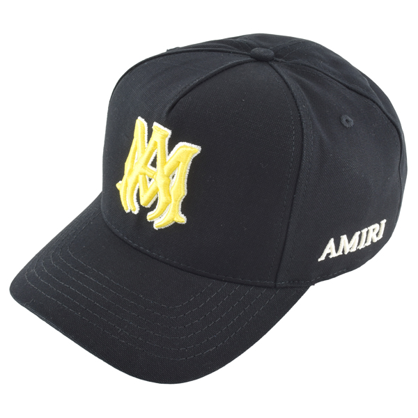 AMIRI（アミリ） MA OUTLINE CANVAS HAT/刺繍ロゴ フルキャンバス