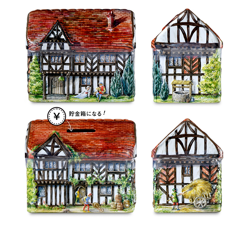 チャーチル アーティスティックフラワー缶 クッキー 缶入り ロング