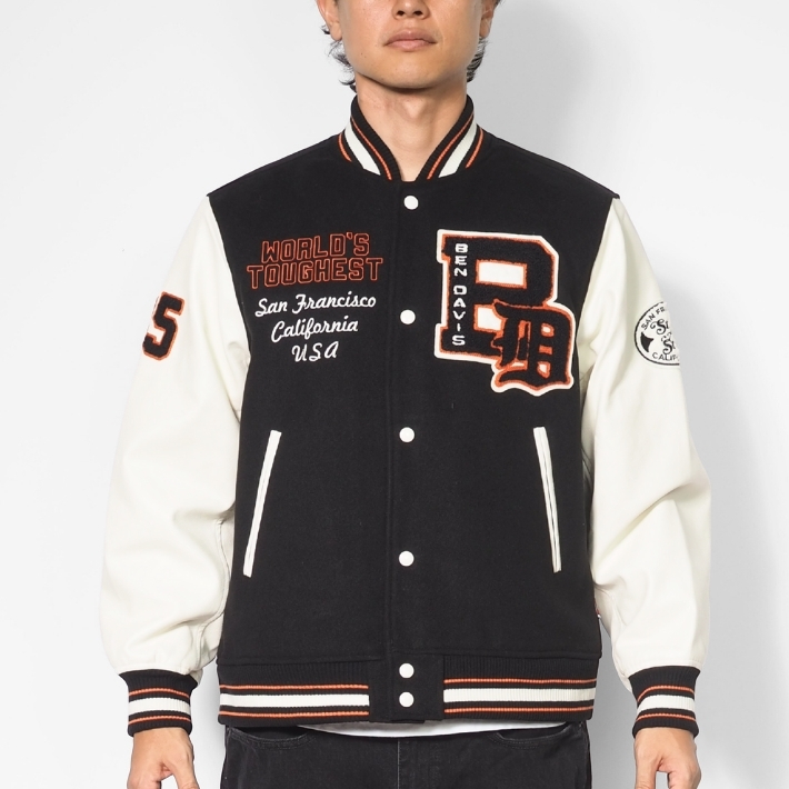 BEN DAVIS（ベンデイビス） セール スタジャン 中綿 切替 フェイク