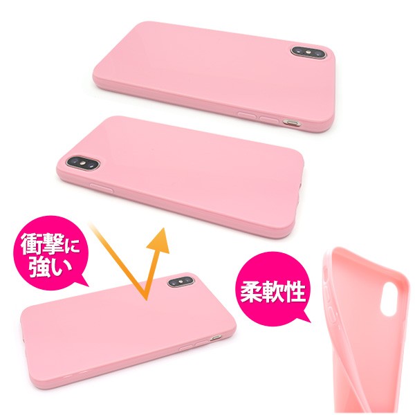 PLATA（プラタ） iPhone XS Max ケース カラフル 10色展開 背面 カバー