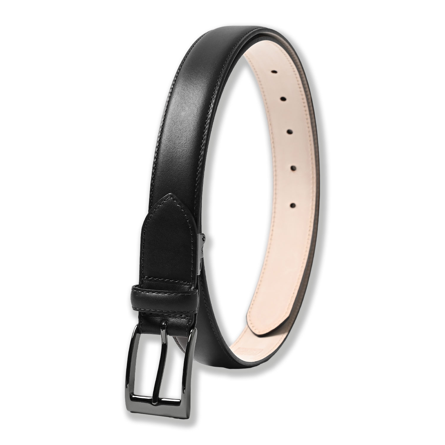 長沢ベルト工業 カーフレザー ベルト メンズ 本革 ビジネス カジュアル