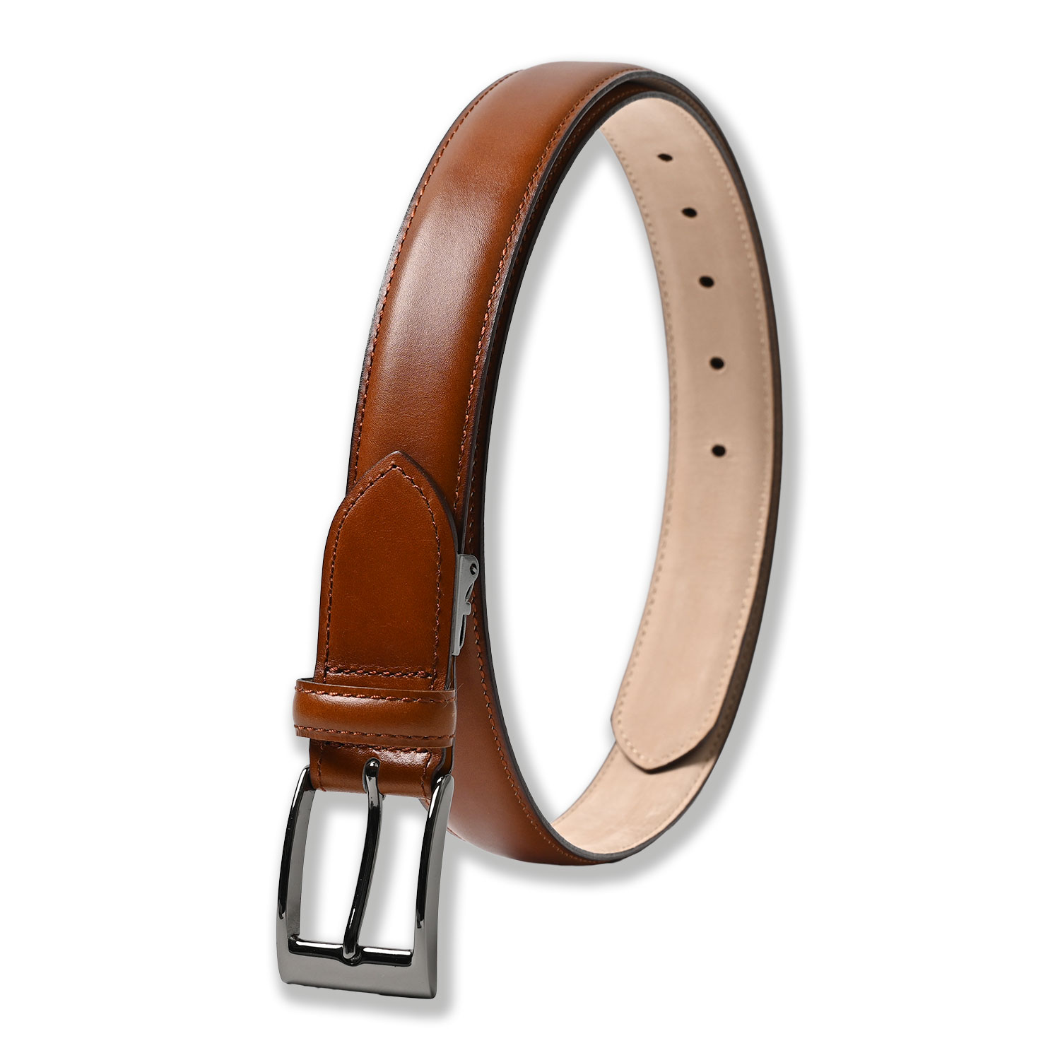 長沢ベルト工業 カーフレザー ベルト メンズ 本革 ビジネス カジュアル