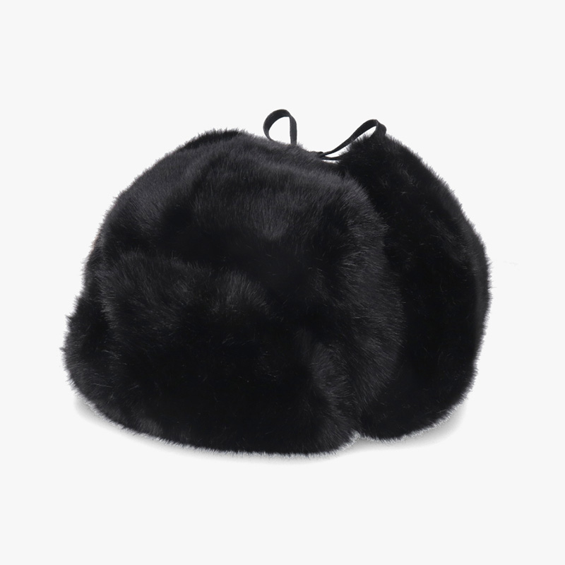 KANGOL（カンゴール） レディース メンズ ボア 帽子 ブラック フェイク