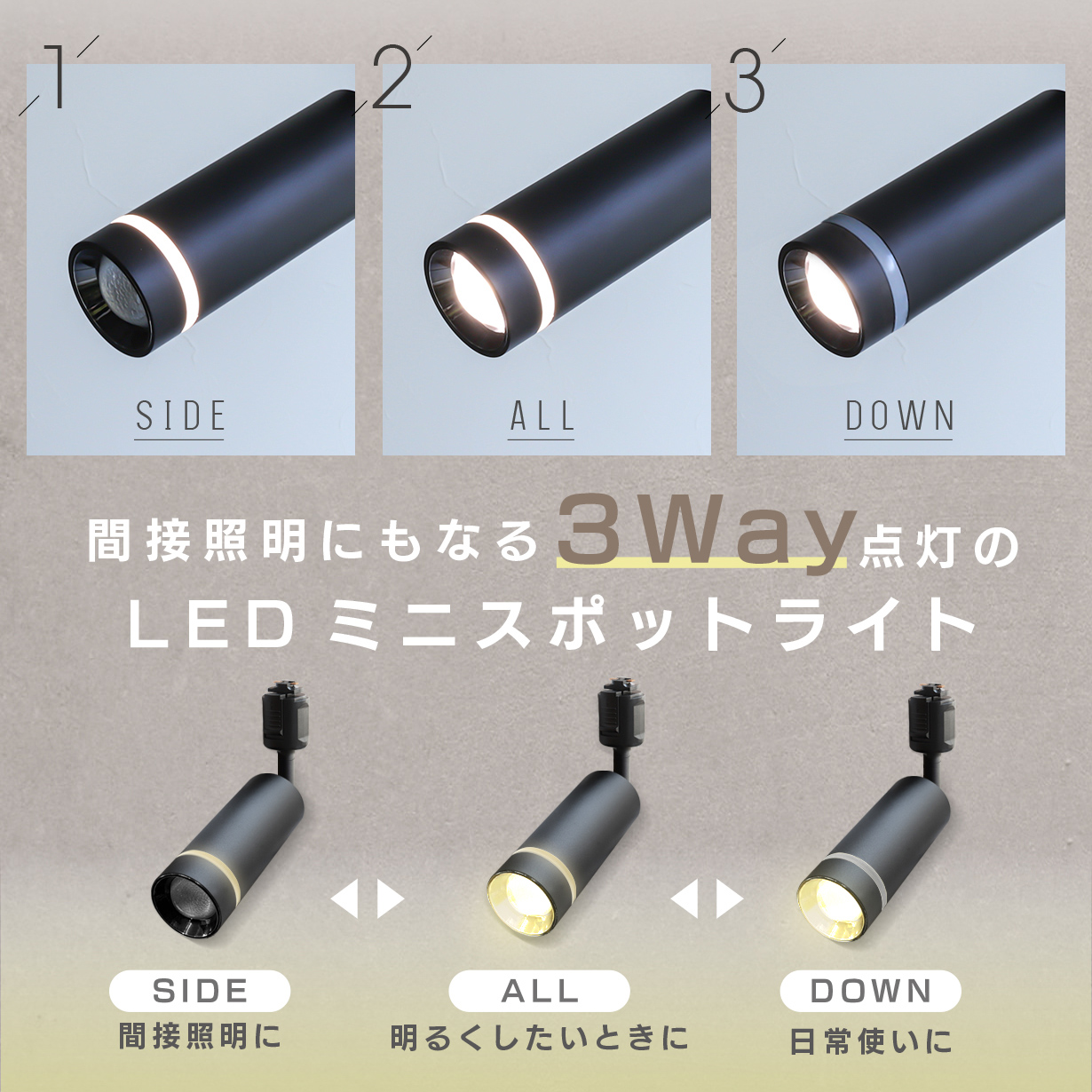 Edison Smart（エジソンスマート） ダクトレール用 ミニスポットライト