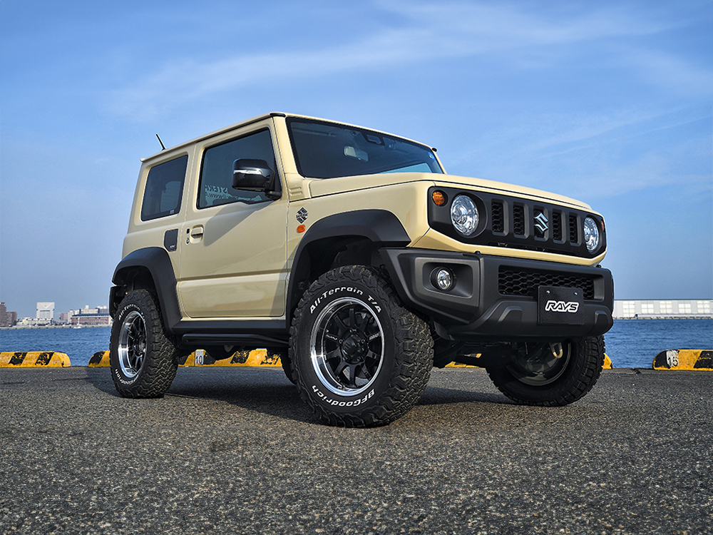 RAYS レイズ A-LAP-J 16インチ 5.5J ブラックリムDC エーラップジェイ