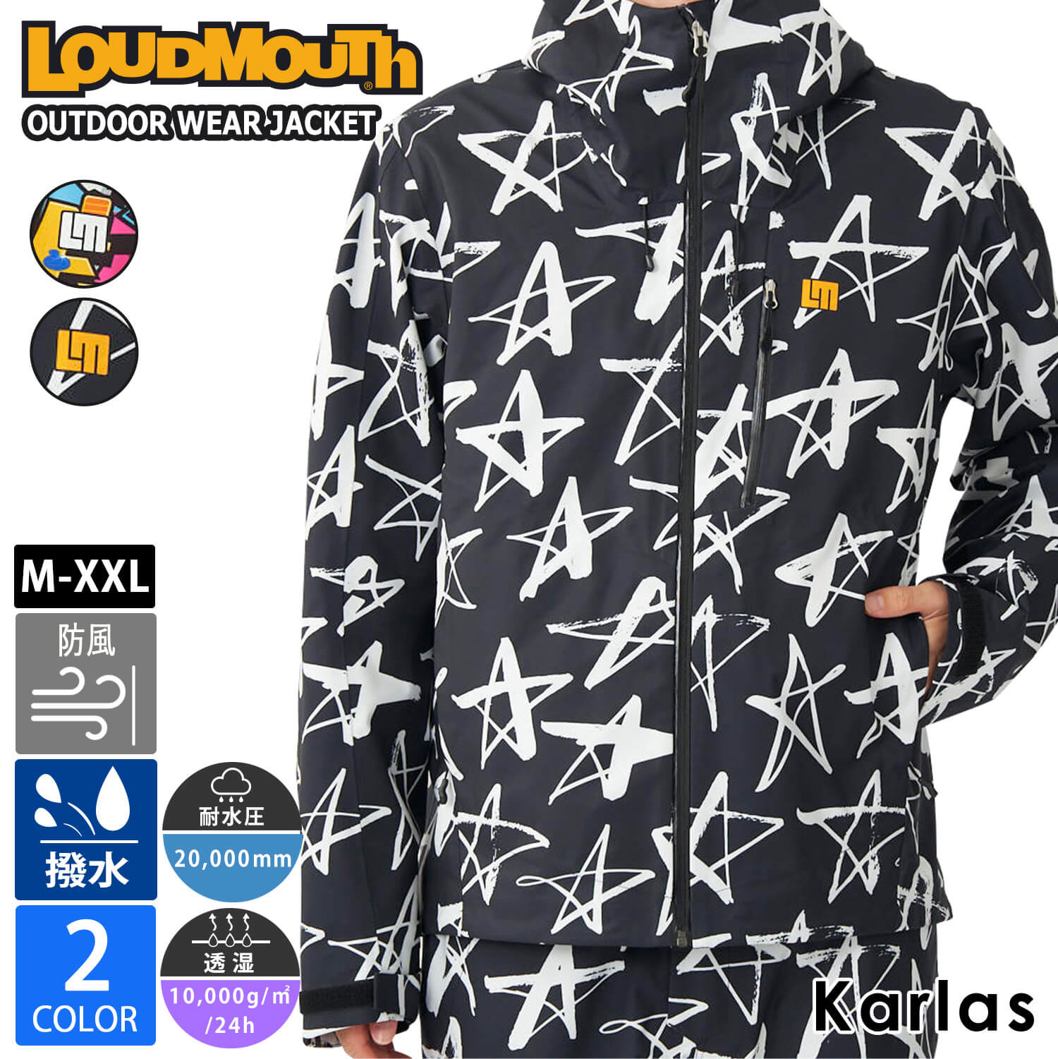 LOUDMOUTH（ラウドマウスゴルフ） 特価 ラウドマウス ブルゾン ゴルフ