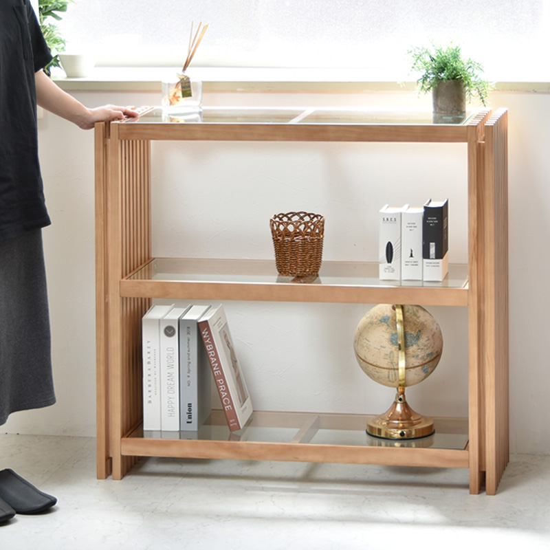 木製シェルフ 幅90cm 奥行29cm ウッドラック 幅90」の人気商品一覧