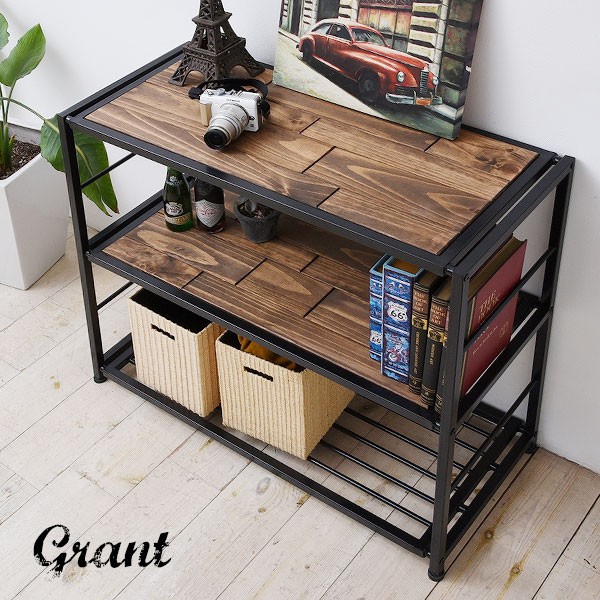 ディスプレイ台 飾り棚オープンシェルフ 両面使用 ラック おしゃれ