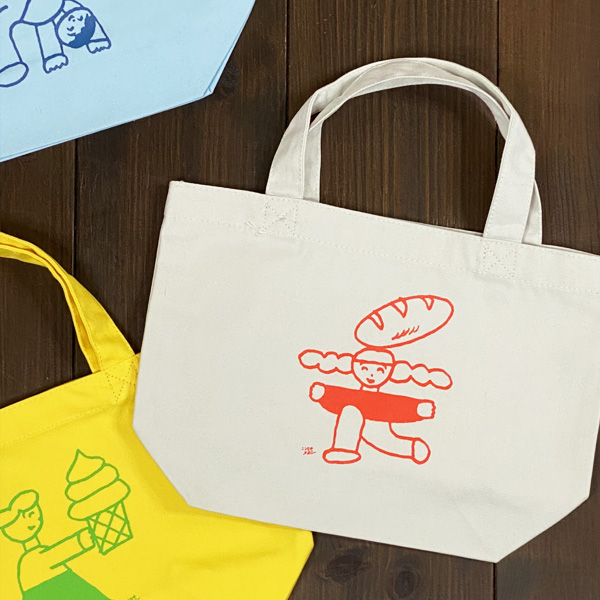 ニシワキタダシ×水縞 ランチトートバッグ ひととたべもの グッズ