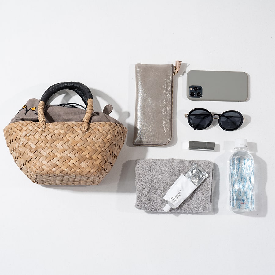 HAYNI（ヘイニ） 爆買 バッグ レディース ねこ モチーフ バンカン かご