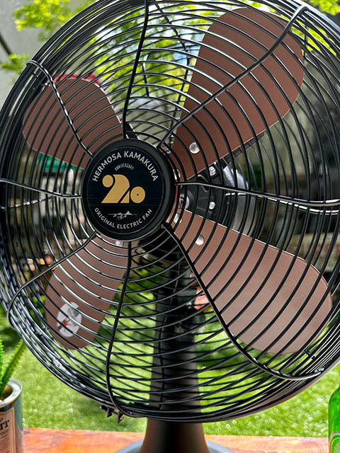 扇風機 ハモサ レトロファン テーブル （ブラック） HERMOSA RETORO