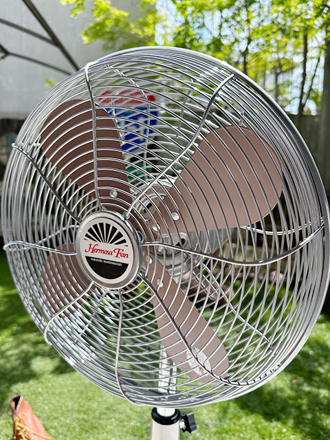 扇風機 ハモサ レトロファン フロア （シルバー） HERMOSA RETORO FAN