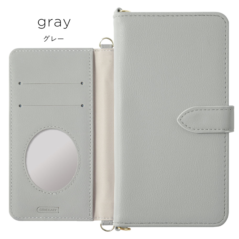 Xperia 10 IV SO-52C ケース 手帳型 ショルダー おしゃれ ミラー付き