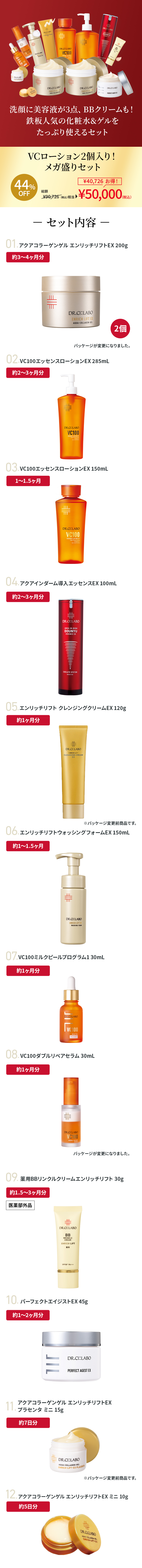 Dr.Ci：Labo（ドクターシーラボ） VCローション2個入り!メガ盛りセット