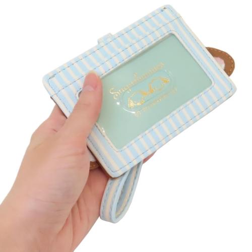 シュガーバニーズ 定期入れ リール付きパスケース サンリオ くろうさ