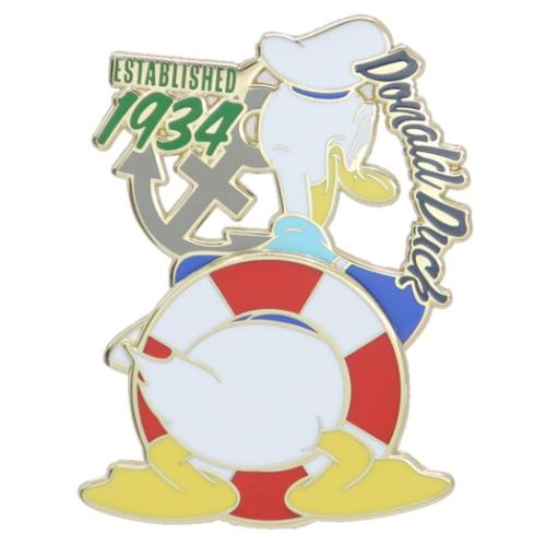 ミッキー＆フレンズ ドナルドダック キャラクター ピンバッジ