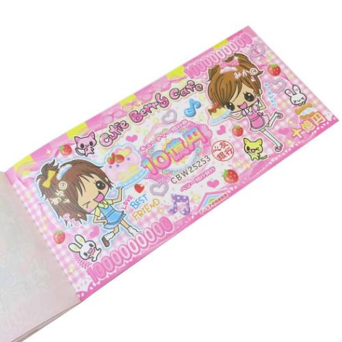 メモ帳 お札メモ 平成レトロファンシー キューティベリー クーリア 新