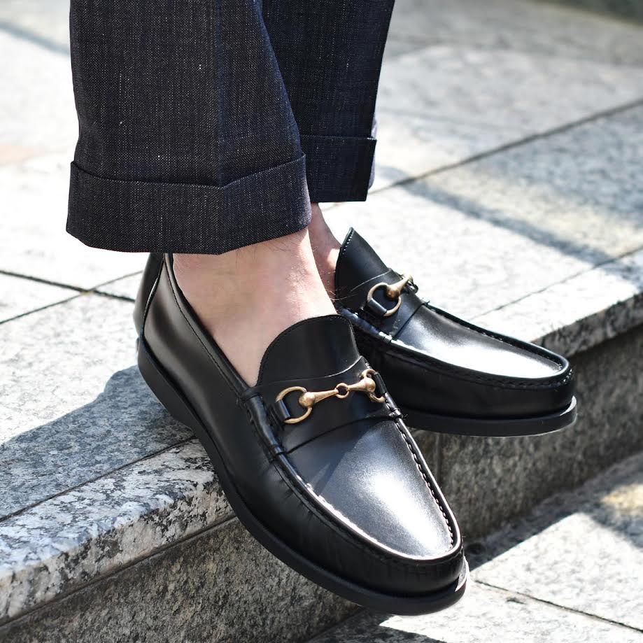 IL MOCASSINO【イル モカシーノ】ビットローファー ラバーソール B