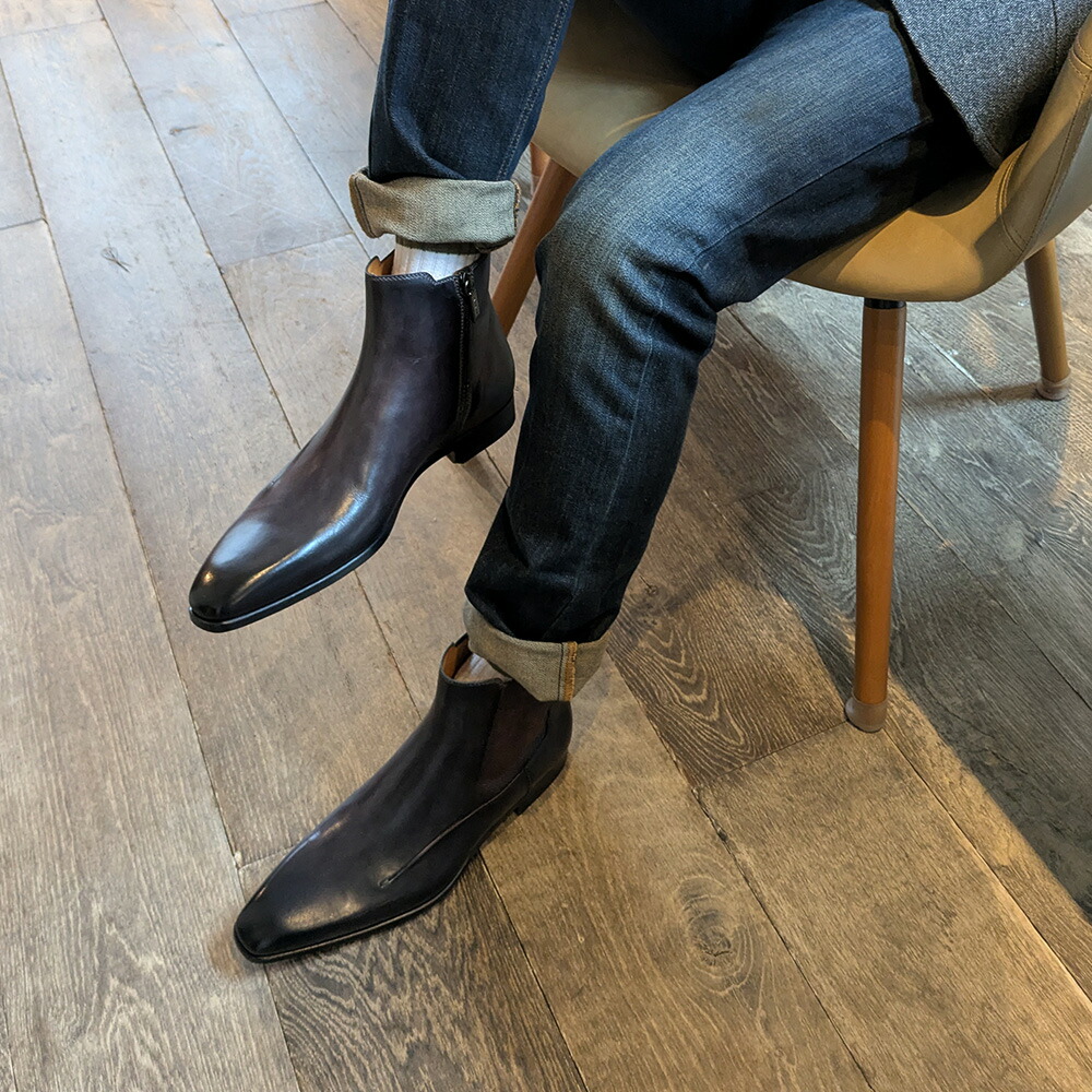 並行輸入品】マグナーニ MAGNANNI チェルシーブーツ メンズ ブーツ