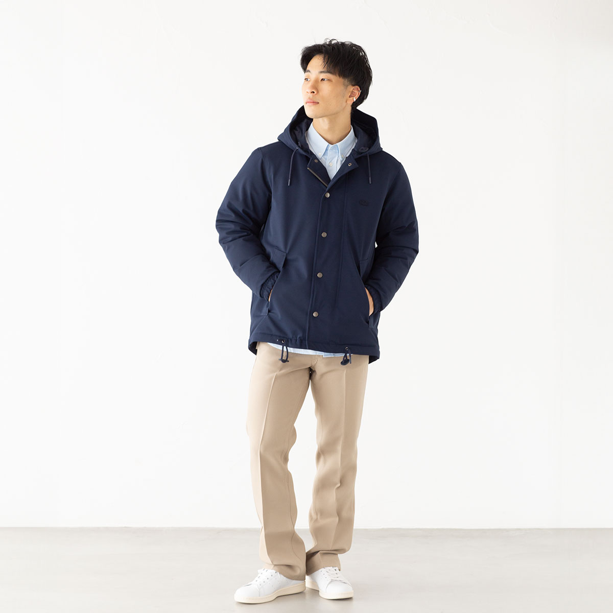 LACOSTE（ラコステ） 耐水透湿 ピケ ダウン ジャケット LACOSTE BH021J