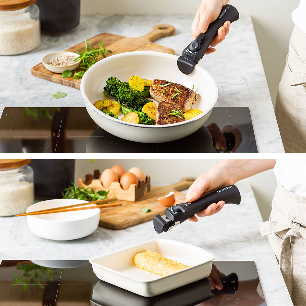 GREEN PAN（グリーンパン） クリックシェフ 5点セット フライパン