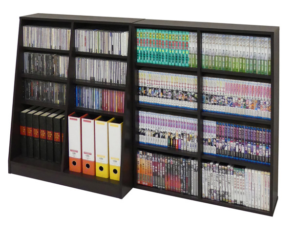 クロシオ 本棚 ホームシェルフ 大量収納 ハイタイプ 幅75cm