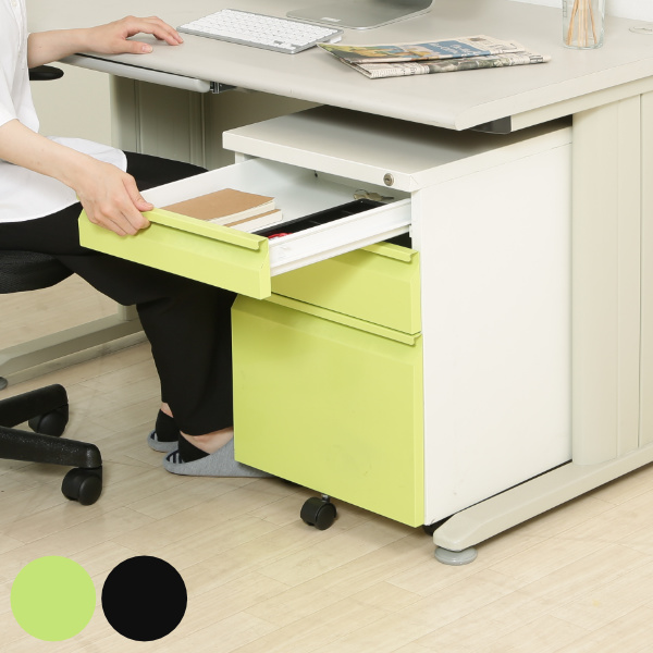 不二貿易（Fuji Boeki） デスクワゴン 高さ59.5cm デスク キャビネット