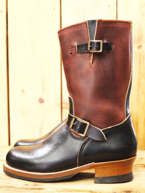 LONE WOLF BOOTS ロンウルフ ツートーンエンジニアブーツ ブラック