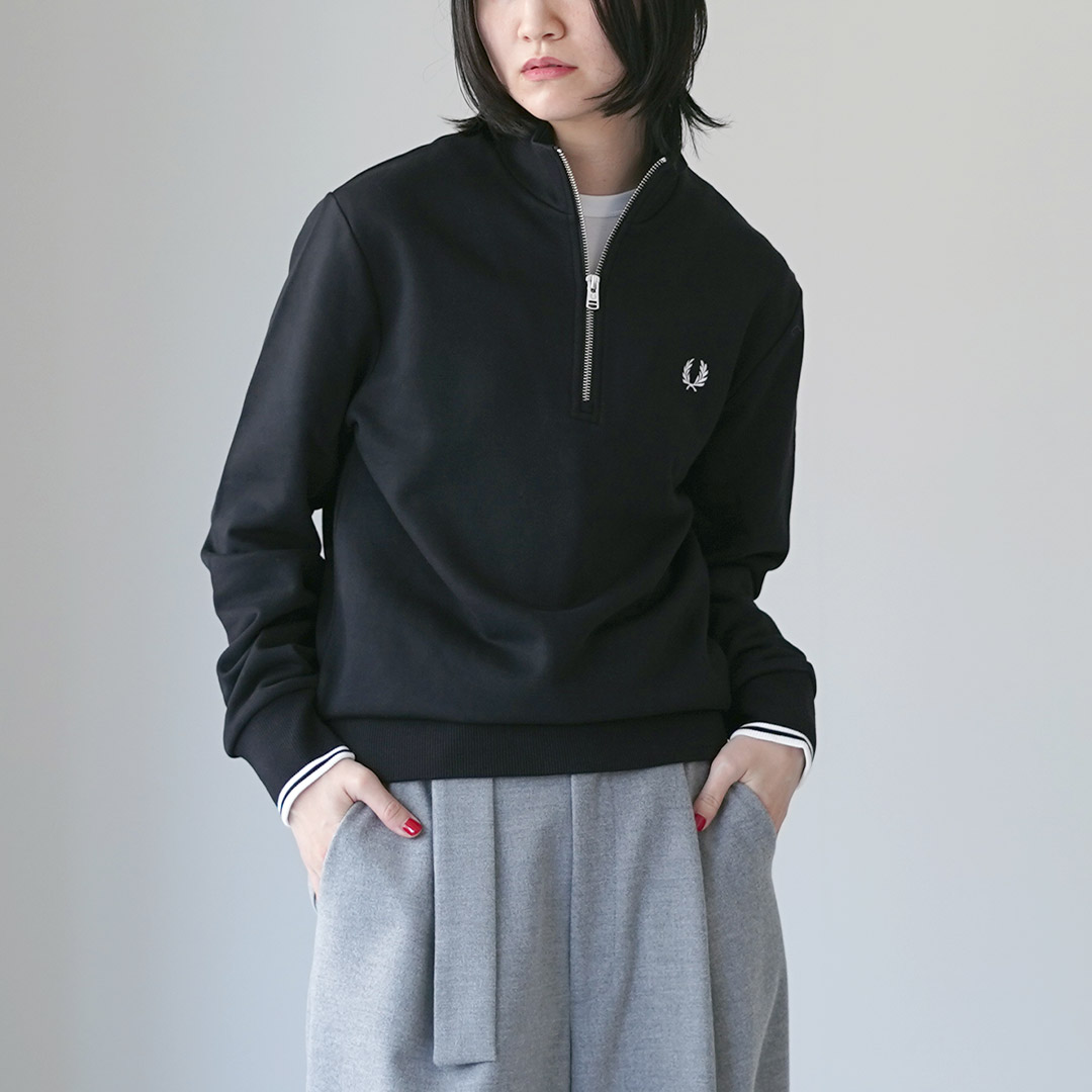 FRED PERRY（フレッドペリー） ハーフジップ スウェットシャツ